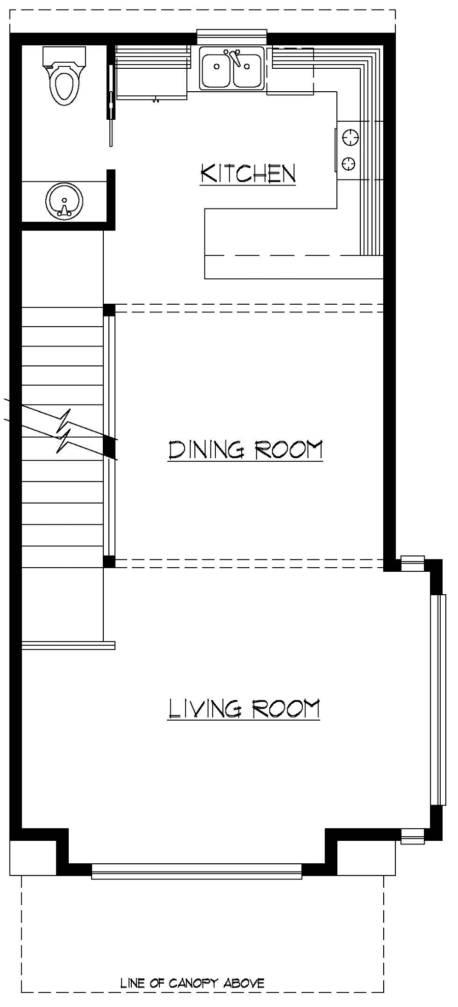 Main Floor - Live/Work Townhome